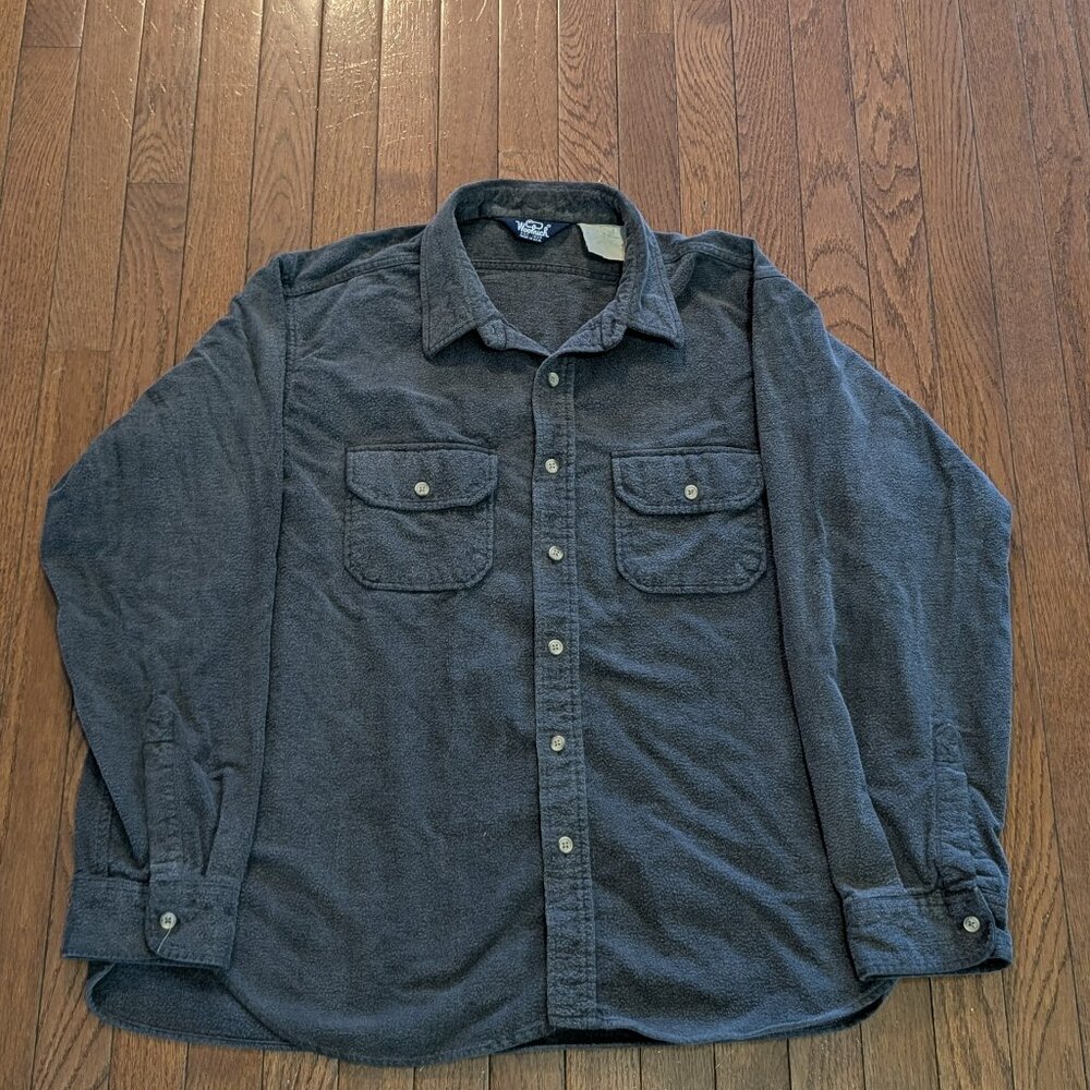 Vintage Woolrich Chamois Shirt Made in USA - Size XXL